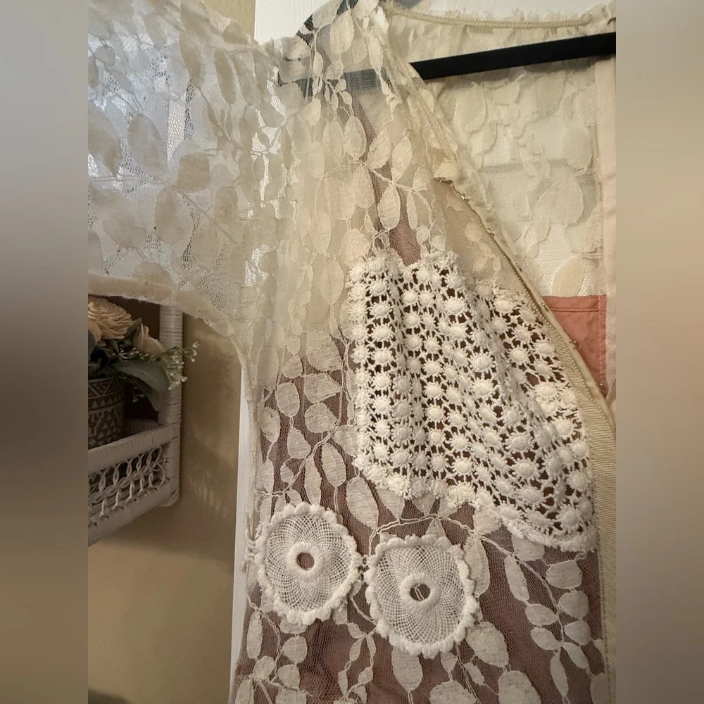 Byron Lars Cream Lace Dress - Picture 2 of 8